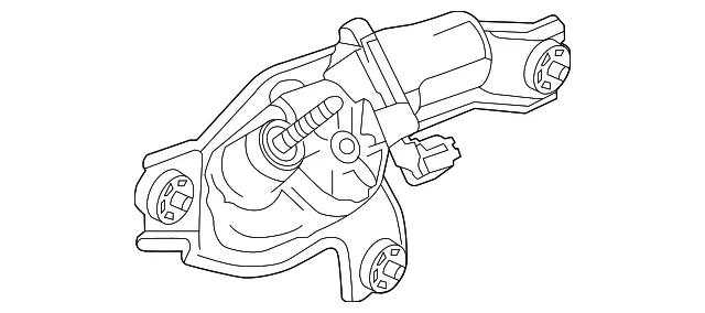 Wiper Motor - Mazda (BHS2-67-450)