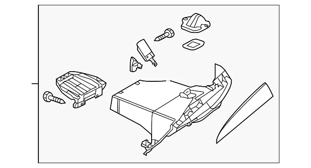 Glove Box Assembly - Mazda (BCR5-64-160H-31)