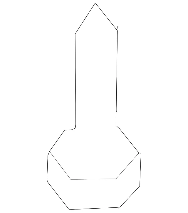 Front Bracket Screw - Mazda (BR5V-51-695)