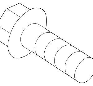 Bracket Bolt - Mazda (9XF0-05-007L)