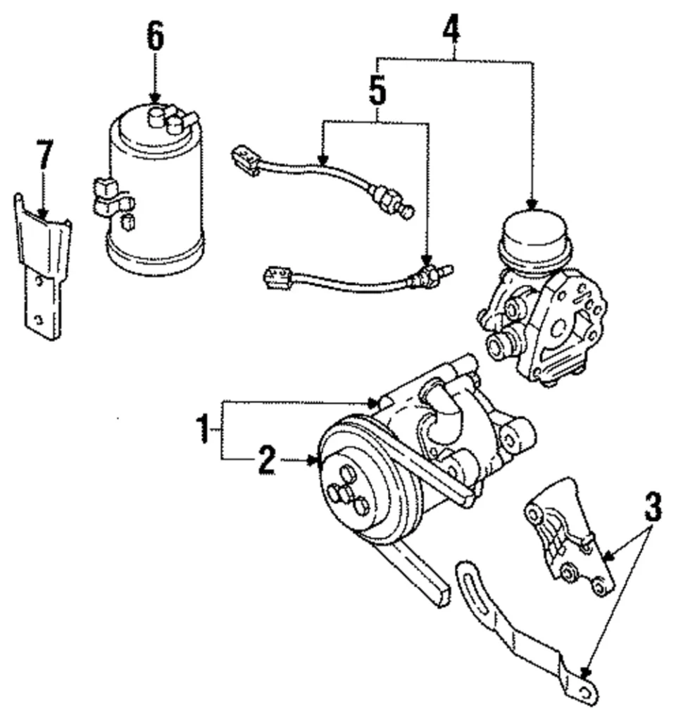 Secondary Air Injection Pump Pulley - Mazda (N304-23-713)