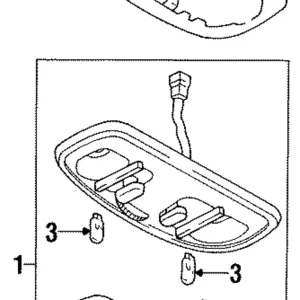 Console Assembly - Mazda (FD01-69-970F-03)
