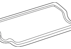 Engine Oil Pan Gasket - Mazda (1F22-10-431)