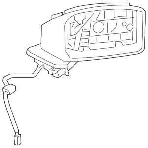Body(R) Door Mirror - Mazda (TD2N-69-121A)