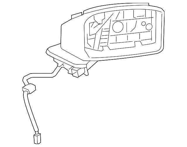 Mirror Base - Mazda (TK48-69-121D)