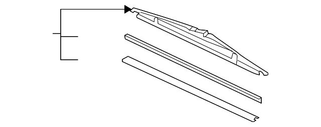 Wiper Blade - Mazda (GS3L-67-330B)