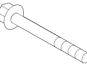 Outer Bracket Mount Bolt - Mazda (9YA0-2A-415)
