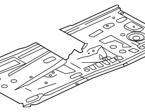 Front Floor Pan - Mazda (G48F-53-602)