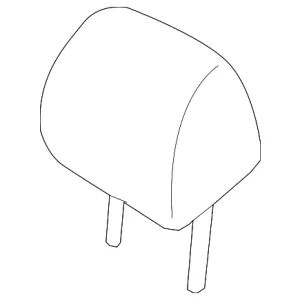Headrest, Center - Mazda (TK48-88-240-02)