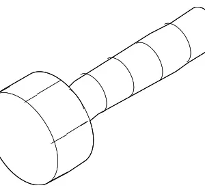 Water Pump Bolt - Mazda (9979-40-895)
