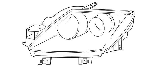 Composite Headlamp - Mazda (EG21-51-0K0N)
