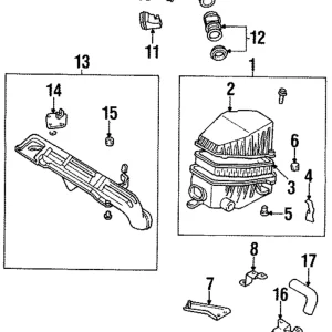 Air Cleaner Assembly - Mazda (B6CK-13-320)