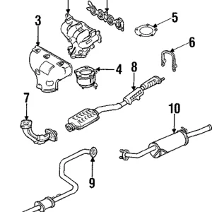 Muffler - Mazda (Z544-40-100A)