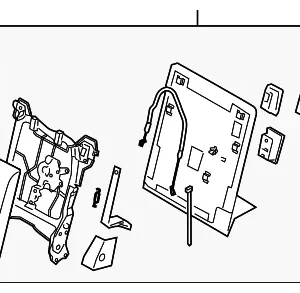 Seat Back Assembly - Mazda (CE49-88-330D-34)