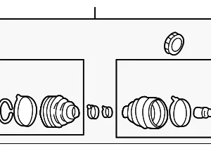 Cv Axle Assembly - Mazda (GR01-25-60XR-0D)