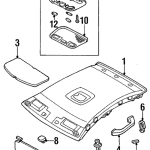 Overhead Lamp - Mazda (BC1M-51-310D-06)
