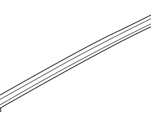 Window Molding - Mazda (KB7W-50-991M)