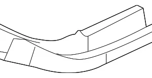 Frame Side Member Reinforcement - Mazda (GK2A-53-391)