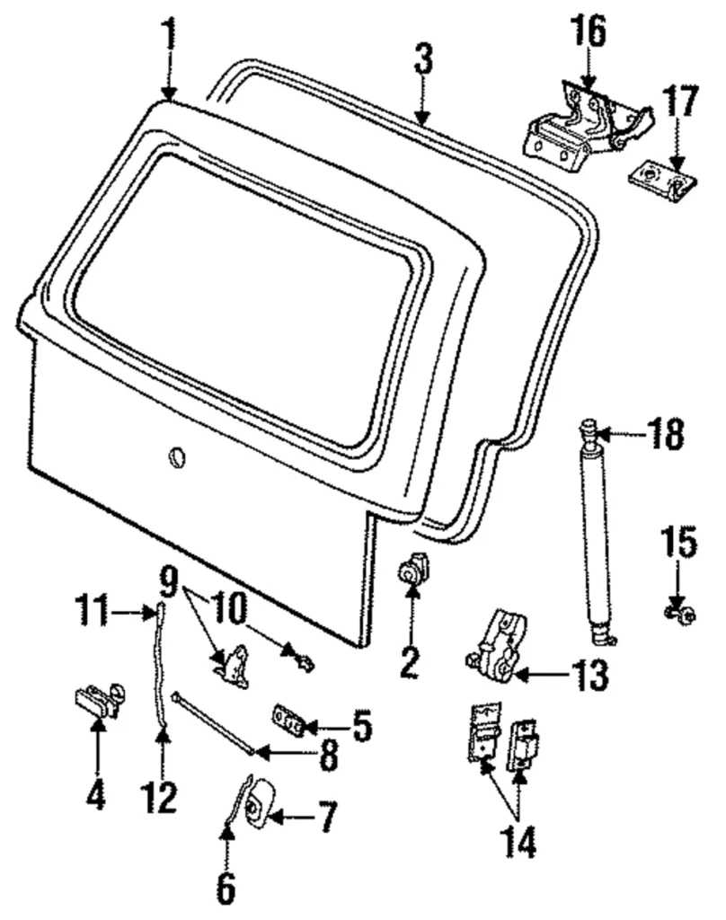 Gate - Mazda (ZZL2-62-020)