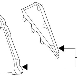 Side Trim - Mazda (DA7A-64-24X-15)