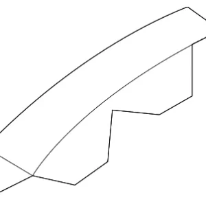 Rear End Panel Reinforcement - Mazda (C235-70-780)
