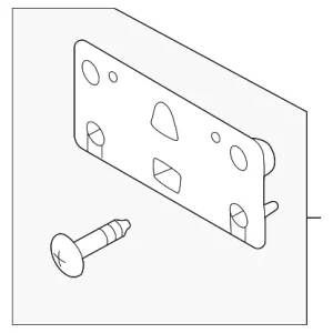 License Bracket - Mazda (DN4E-50-170)