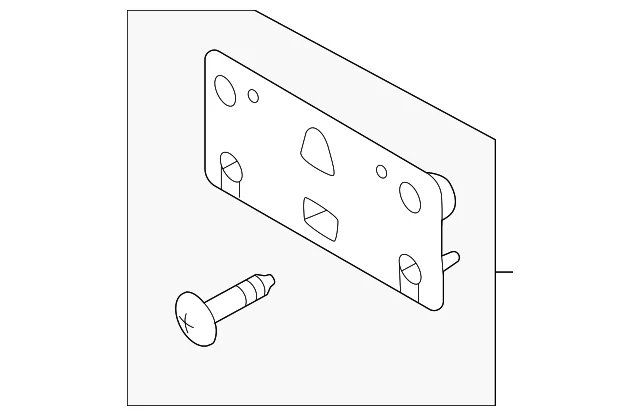 License Bracket - Mazda (DN4E-50-170)