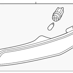 Marker Lamp Assembly - Mazda (FE01-51-5F0D)