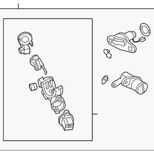 Lock Set - Mazda (FE95-09-010D)
