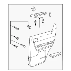 Door Trim Panel - Mazda (ZZDB-68-520-03)