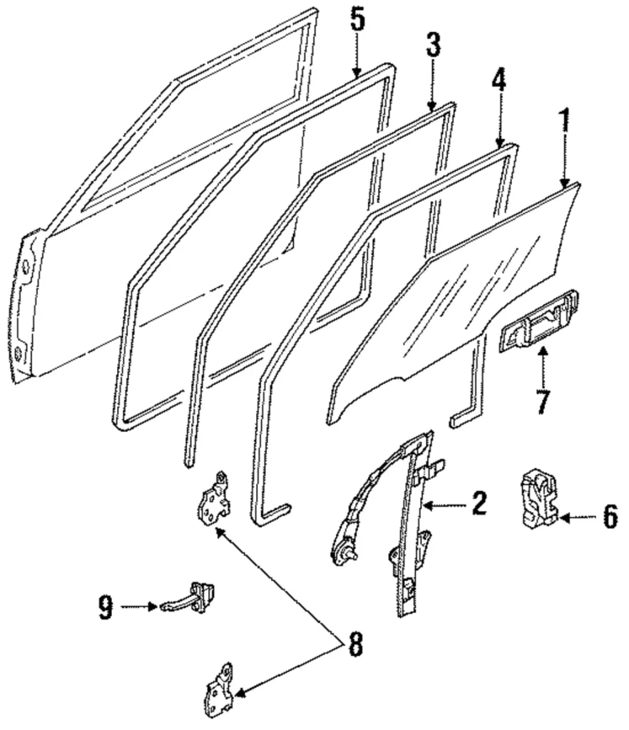 Window Motor - Mazda (B456-59-58XA)