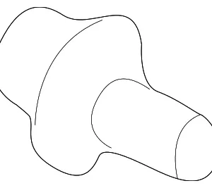 Protector Fastener - Mazda (B100-68-401)