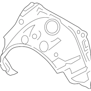 Outer Wheelhouse - Mazda (BCYA-70-11YA)