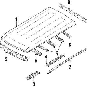 Reinforcement - Mazda (LA01-70-661B)