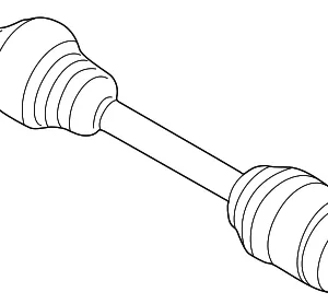 Cv Axle Assembly - Mazda (GP07-25-50X)