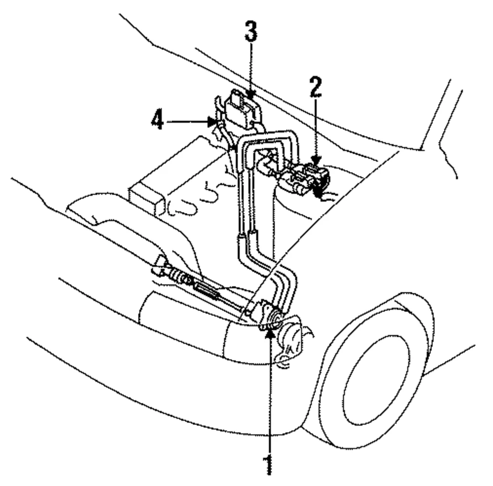 Vapor Canister Purge Solenoid - Mazda (FE65-18-741A)
