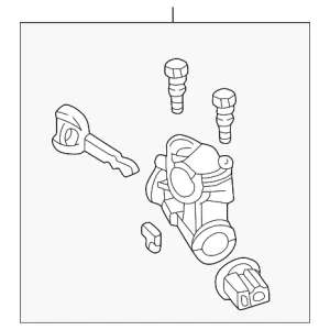 Ignition Lock Cylinder - Mazda (GEYM-76-290)