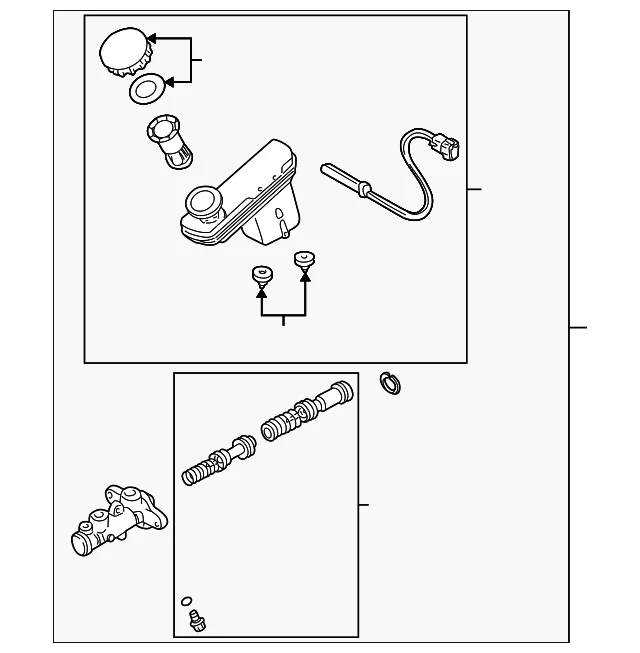 Brake Master Cylinder - Mazda (LC70-43-400A)