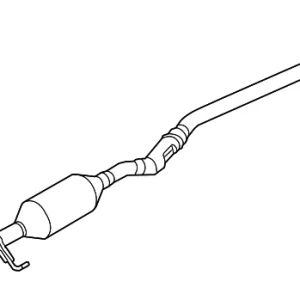 Converter & Pipe - Mazda (PYEG-40-600A)