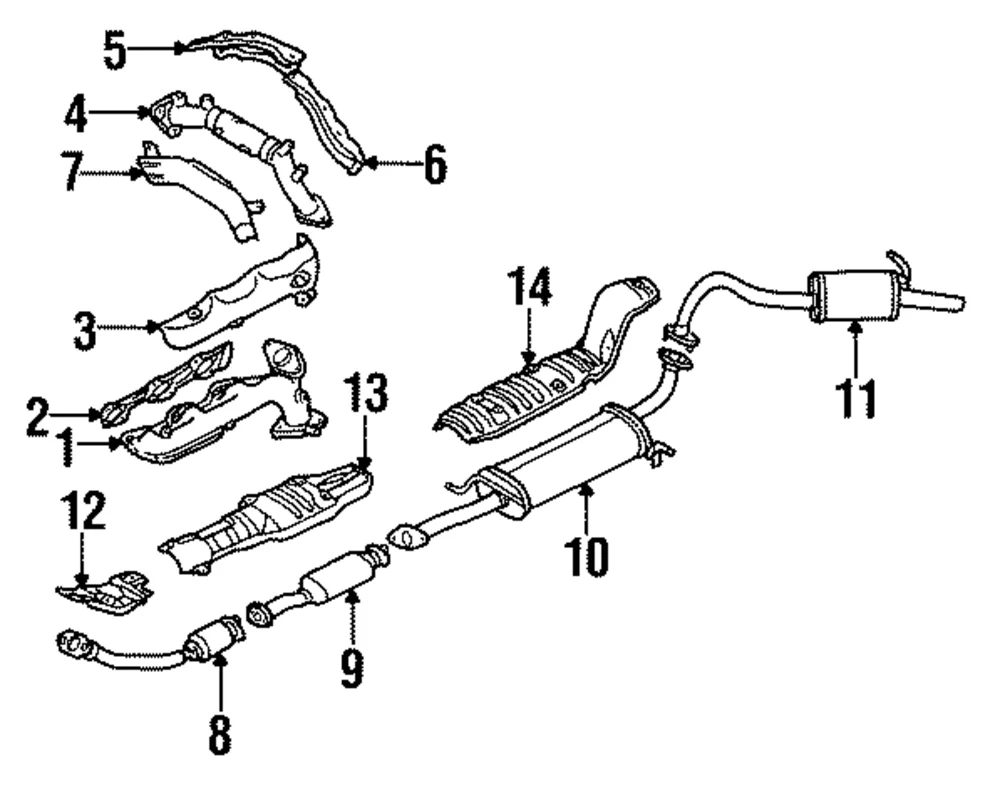 Manifold Gasket - Mazda (JF01-13-460)