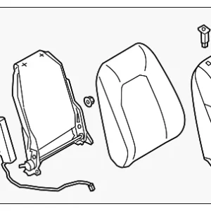 Seat Back Assembly - Mazda (KB8E-88-130-02)