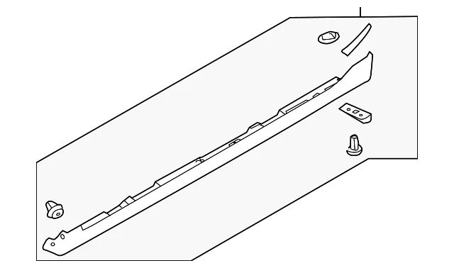 Rocker Molding - Mazda (BBN5-51-P40A-87)