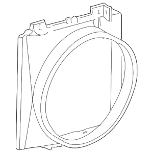 Fan Shroud - Mazda (ZZP0-15-210)