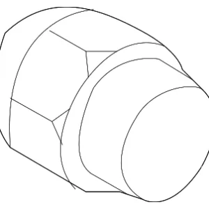 Wheel Nut - Mazda (0603-26-161A)
