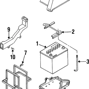 Hold Down Bolt - Mazda (B180-56-034A)