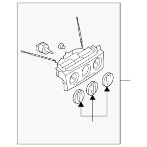 Dash Control Unit - Mazda (BAN9-61-190)