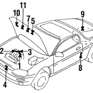 Emission Label - Mazda (EA02-69-036C)