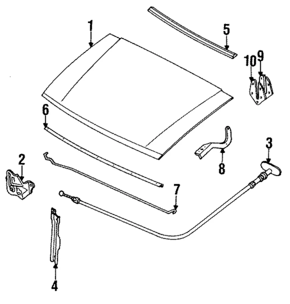 Release Cable - Mazda (UB39-56-710C)