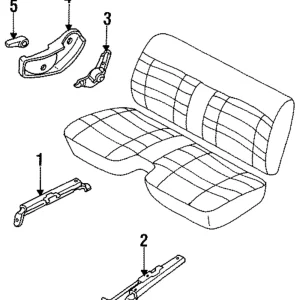 Seat Track - Mazda (UB40-88-102B)