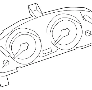 Instrument Cluster - Mazda (TE70-55-471C)